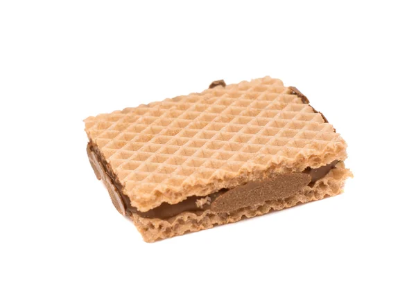 Chocolade wafels geïsoleerd — Stockfoto