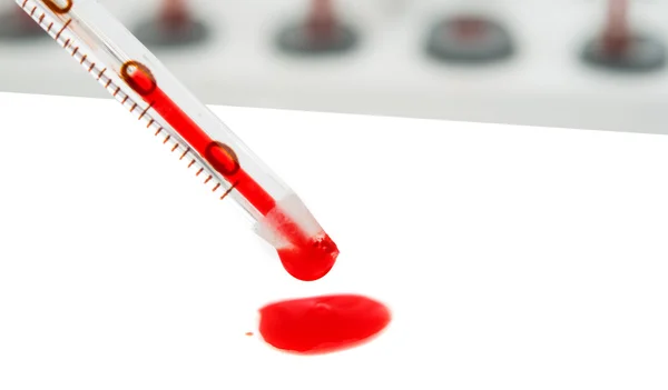 Аналіз крові — стокове фото
