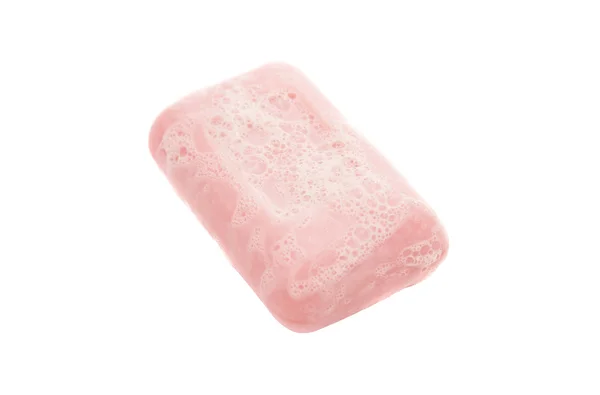 Bolla di sapone rosa di isolamento — Foto Stock