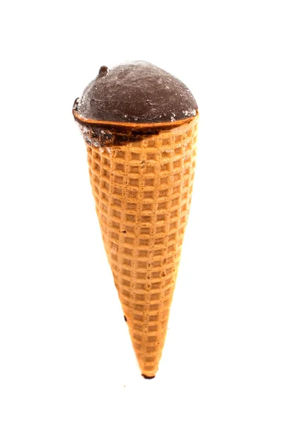 Glace au chocolat isolée — Photo