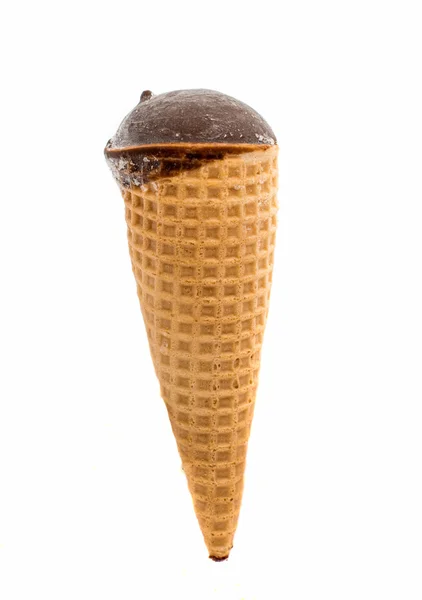 Gelato al cioccolato isolato — Foto Stock