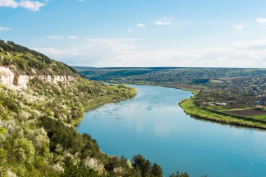 Bahar peyzaj Dinyester Nehri