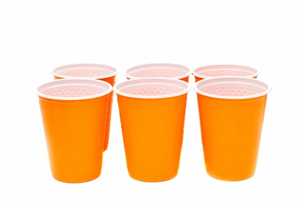 Plastic cups — Stock Photo, Image