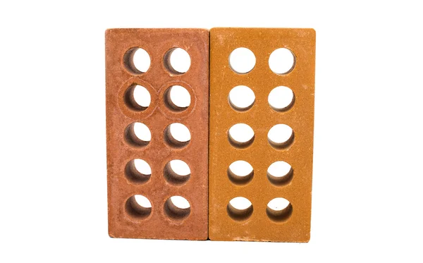 Bricks isolated — Stock Photo, Image