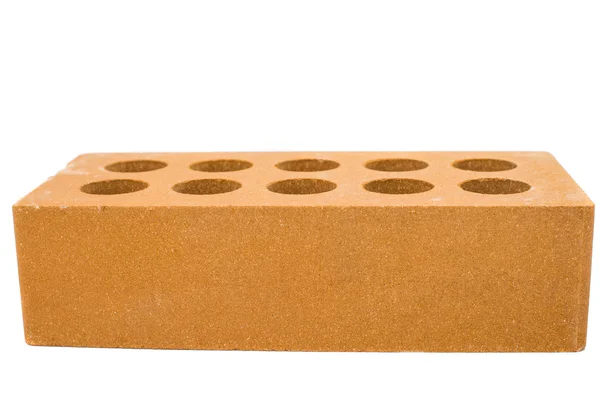 Brick isolated — Stock Photo, Image