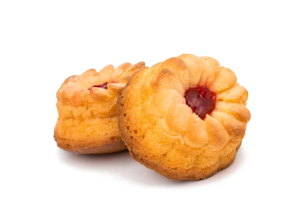Muffins με γέμιση απομονωθεί — Φωτογραφία Αρχείου