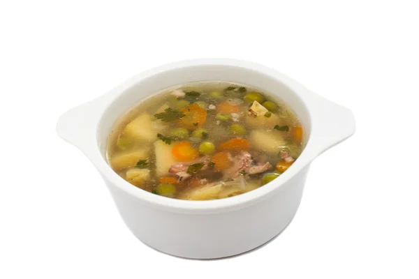 Soup with vegetables — Stock Photo, Image
