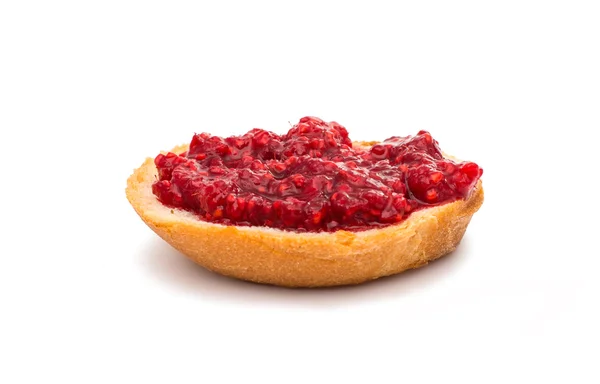 Sandwich à la confiture de framboises — Photo