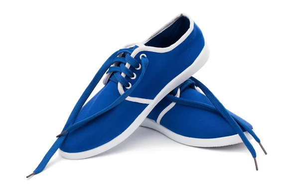 Niebieski butów sportowych — Zdjęcie stockowe