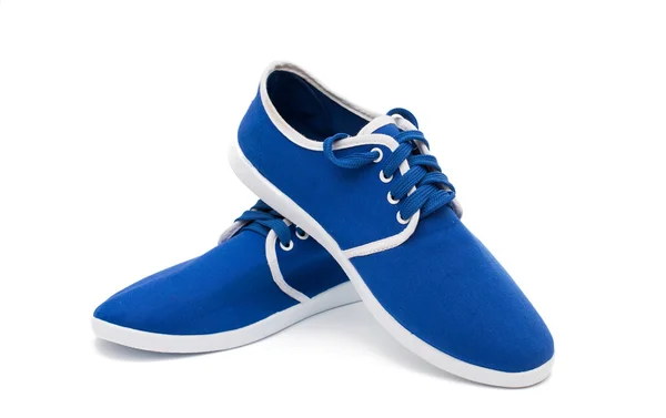 Kék sportcipők — Stock Fotó
