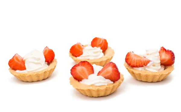 Tartelette savoureuse aux fraises — Photo