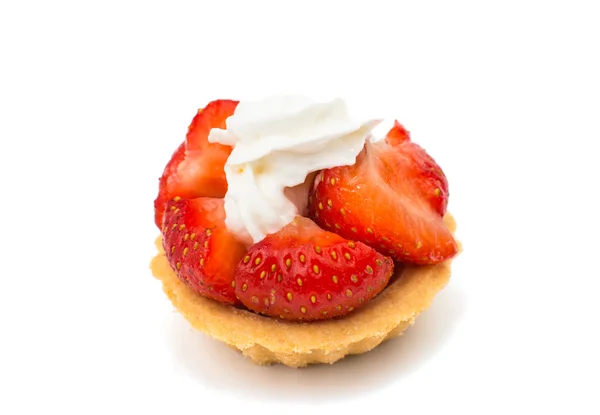 Tartelette savoureuse aux fraises — Photo