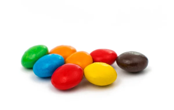 Čokoládová barva tlačítka — Stock fotografie