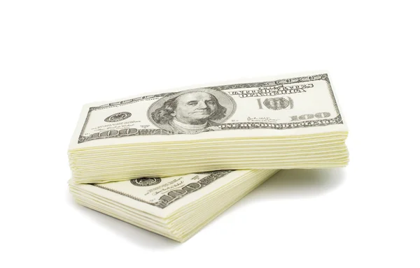 Stack of dollars — Stock Photo, Image