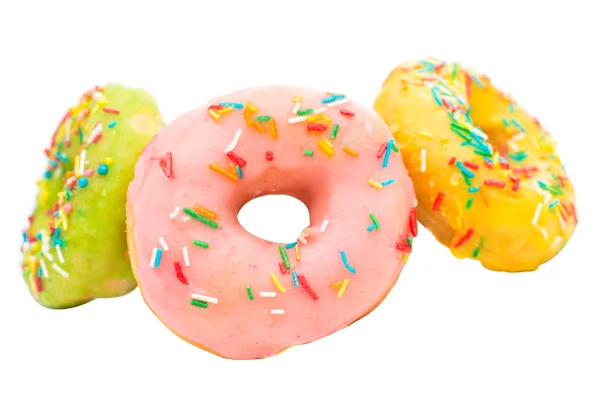 Donuts with glaze — Stock Photo, Image