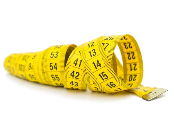 Yellow measuring tape — Stock Photo, Image