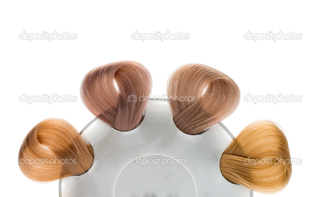 Different hair samples