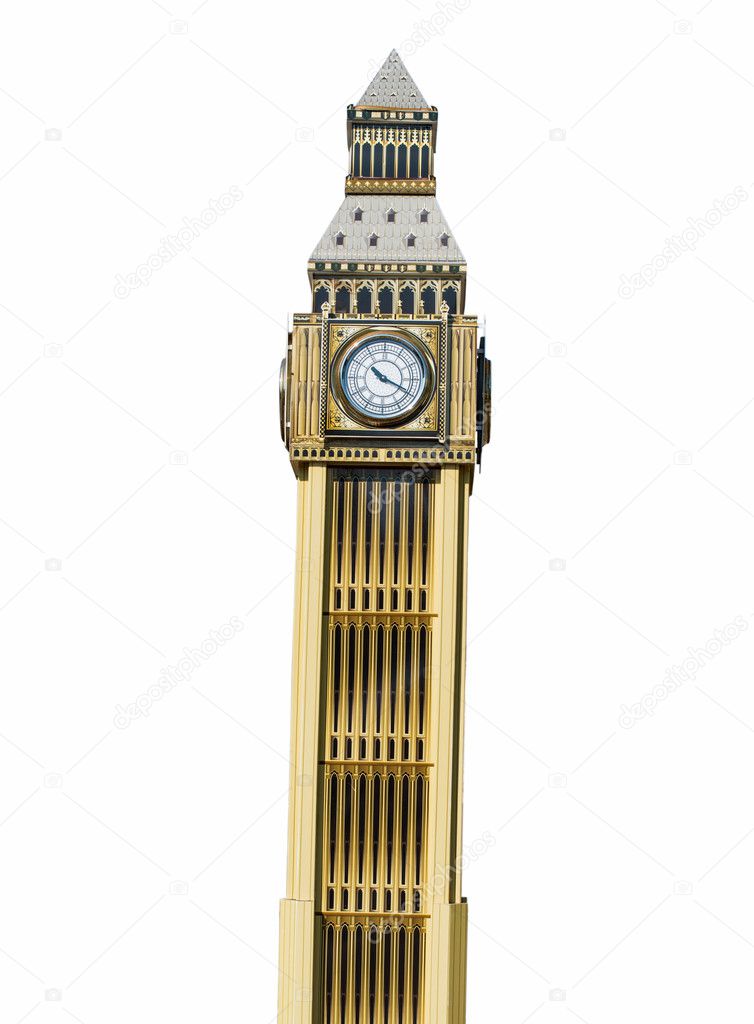 Model of Big Ben tower