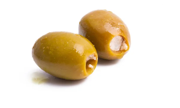 Olives Isolated White Background — Stock Photo, Image