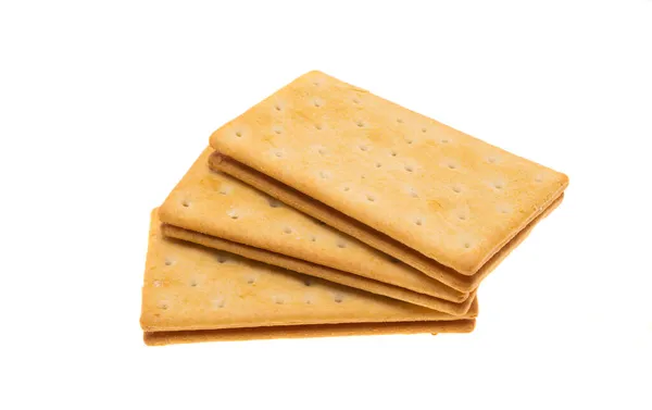 Double Cracker Isoliert Auf Weißem Hintergrund — Stockfoto