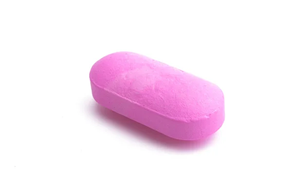 Tabletták Izolált Fehér Alapon — Stock Fotó