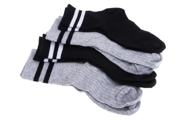 Κάλτσες Απομονωμένες Λευκό Φόντο — Φωτογραφία Αρχείου