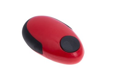 konserve açıcı beyaz arkaplanda izole edildi 