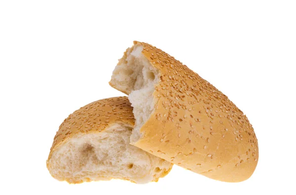 白地に隔離されたバゲットパン — ストック写真