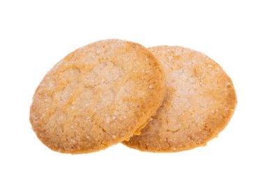 Beyaz arkaplanda izole edilmiş noel kurabiyeleri 