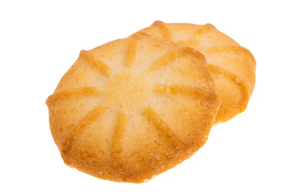 Jul Cookies Isolerad Vit Bakgrund — Stockfoto