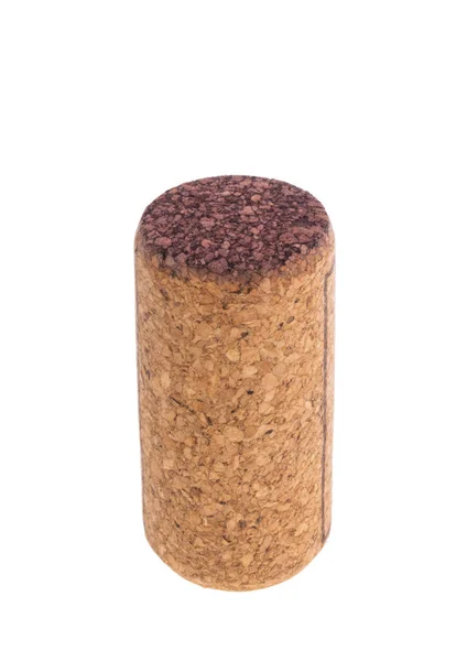 Wine Cork Isolated White Background — Stock Photo, Image