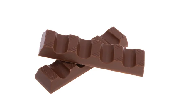 Csokoládé Bar Elszigetelt Fehér Háttér — Stock Fotó