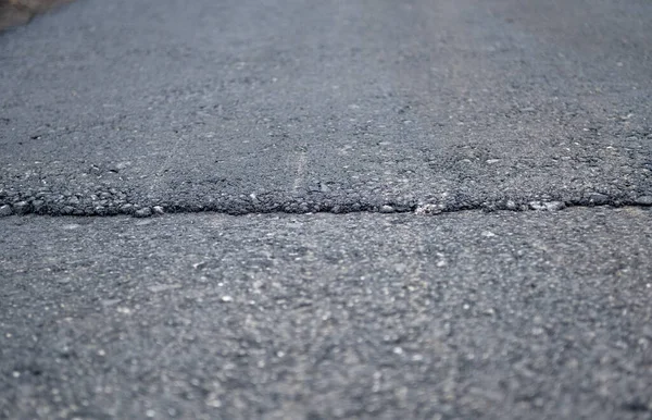 Straßenreparatur Asphaltierung Auf Der Straße — Stockfoto