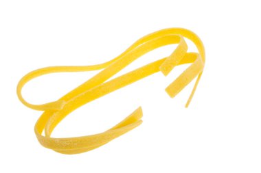 Beyaz arka plan üzerinde izole yumurta noodles 