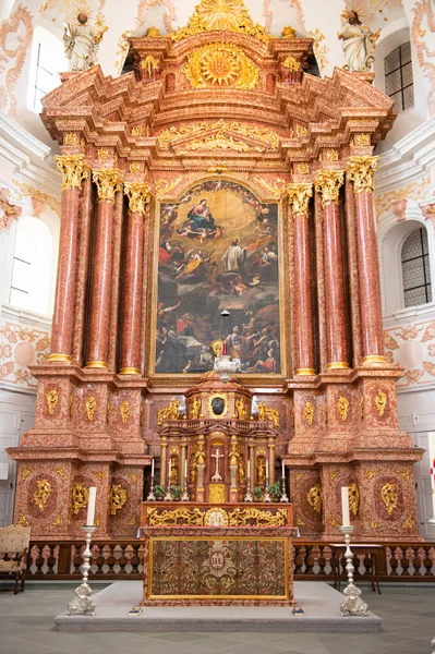 Kościół Jezuitów Franciszka Ksawerego Lucernie — Zdjęcie stockowe