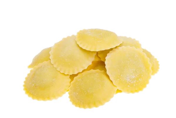 Ravioli Isolado Fundo Branco — Fotografia de Stock