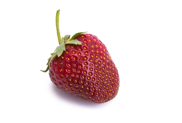 Fresh Strawberry Isolated White Background — Stock Photo, Image