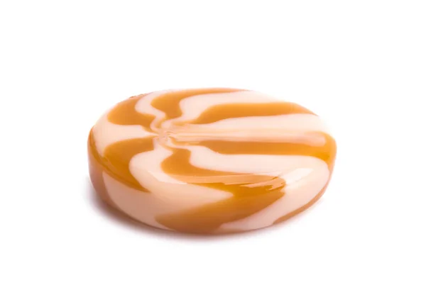 Milk Caramel Isolated White Background — Stock Photo, Image