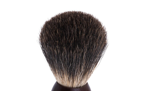 shaving brush isolated on white background