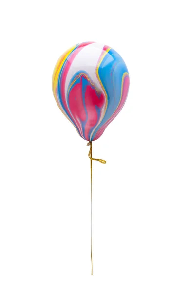 Air Helium Balloons Isolated White Background — Photo