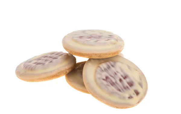 Cookies Orange Marmalade Isolated White Background — Stock Photo, Image