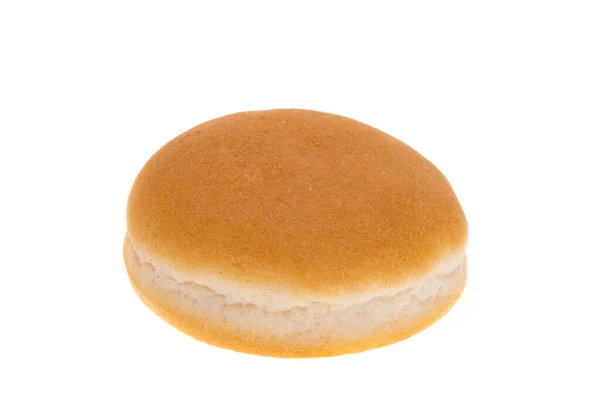 Cheeseburger Κουλούρι Απομονωμένο Λευκό Φόντο — Φωτογραφία Αρχείου
