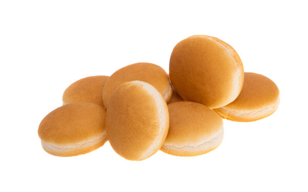 чизбургер булочка изолированы на белом фоне