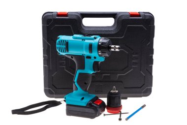 Tornavida beyaz arkaplanda izole edildi