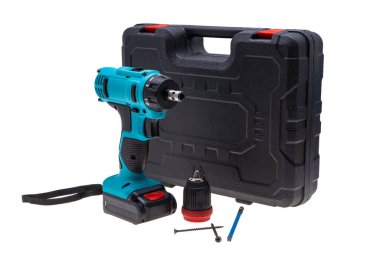 Tornavida beyaz arkaplanda izole edildi