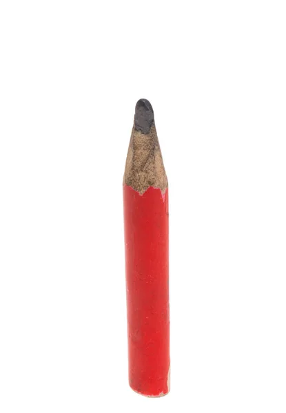 Petit Crayon Isolé Sur Fond Blanc — Photo