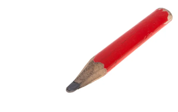 Little Pencil Isolated White Background — Fotografia de Stock