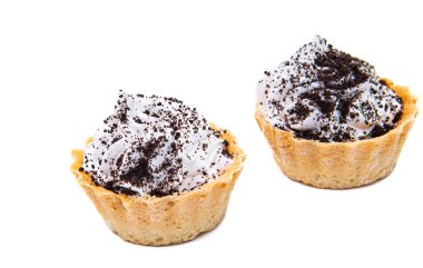 pasta beyaz arkaplanda izole edildi