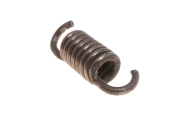 metal bahar beyaz zemin üzerine izole