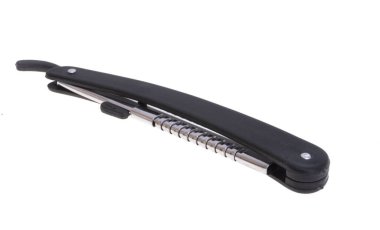 Beyaz arkaplanda izole edilmiş saç inceltici araçlar